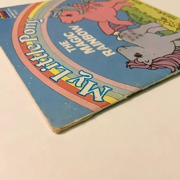 Vintage 1985 My Little Pony The Magic Rainbow Read  Along Book Only No Record - Picture 4 of 15